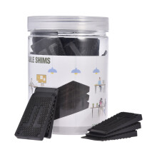 36-Pcs Adjustable Table Shims, Durable Furniture Levelers for Tables, Chairs, Cabinets – Compatible with All Legs