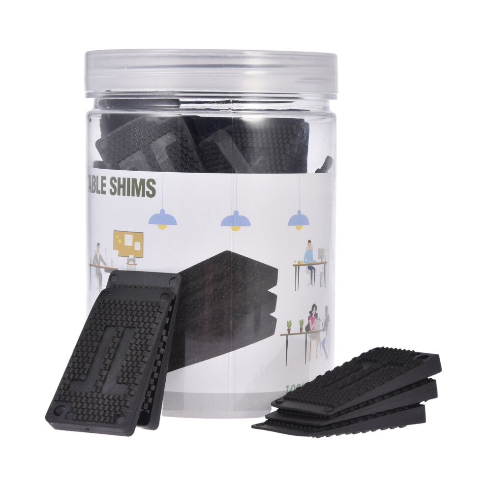 36-Pcs Adjustable Table Shims, Durable Furniture Levelers For Tables, Chairs, Cabinets Â Compatible With All Legs 9028731770369