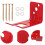Fire Extinguisher Bracket Heavy Duty Red 4 Pack 1