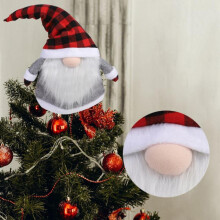 26 inch Christmas Tree Topper Gnome Plush Scandinavian