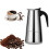 Moka-kande i rustfrit stål, lige, 9 kopper, 450 ml 1