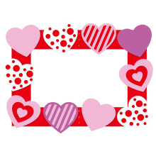 Heart Photo Prop Frame for Couples Valentine's Day