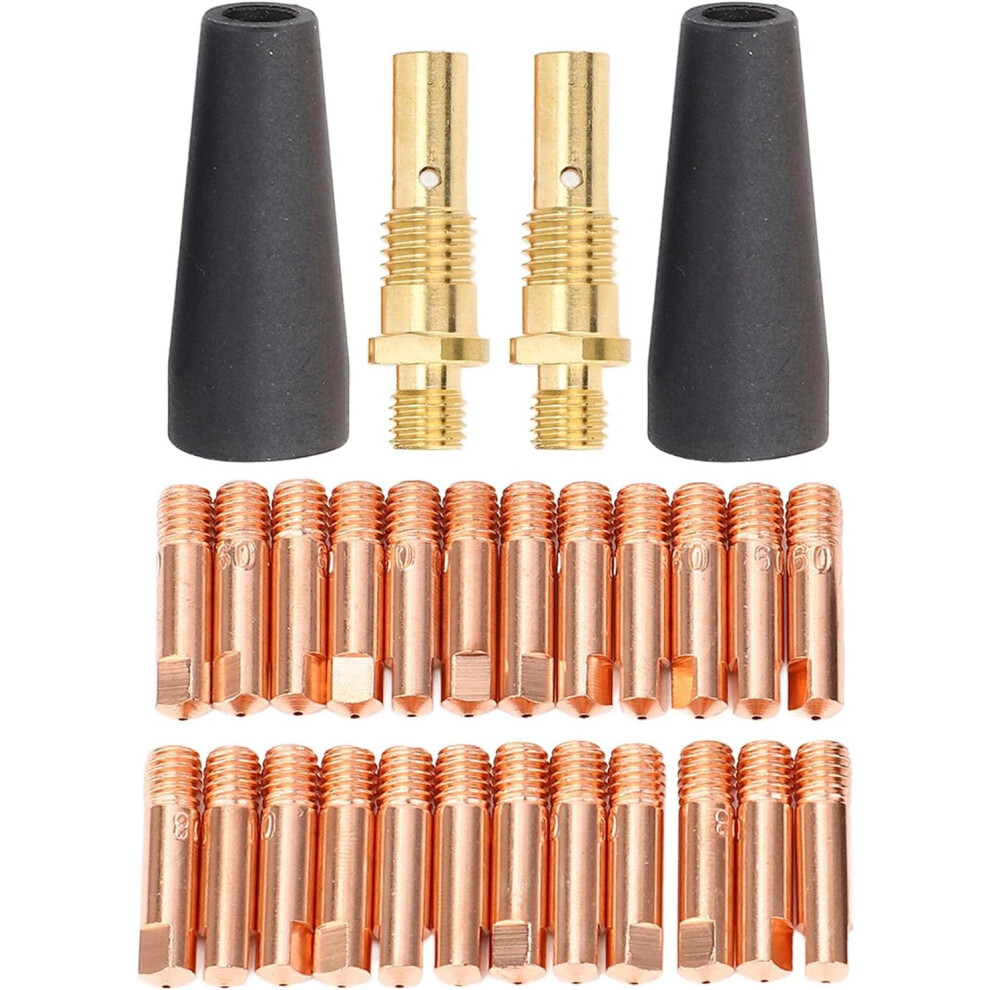 Mig Welding Accessories 28 Pieces Mig Welding Accessories Gasless Nozzles Electrode Tips And Gas Diffusers For Weld Pak 100Hd 125Hd 140Hd 180Hd 9365509201862