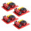 4X 130W Speaker Crossover 2 Way High-Low 8 Ohm Frequency Divider for 6 Inch Speaker 1