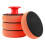 Polishing Sponge with Handle, Microfiber Hand Polishing Sponge1set-orange 1