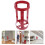 Car Fire Extinguisher Mount Bracket Red Steel 1 Set 1