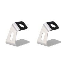 2X Metal Aluminum Charger Stand Holder for Watch Charging Watch Bracket Smartwatch Desktop Charger Dock