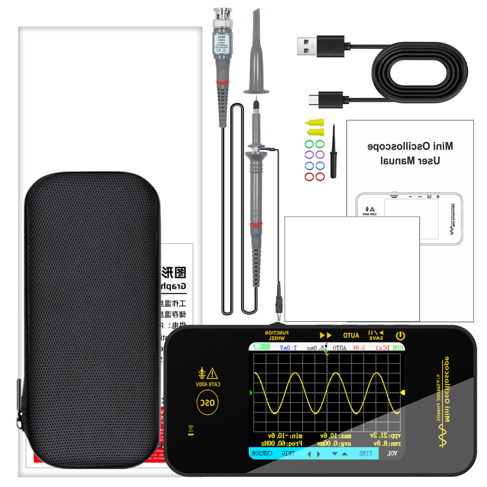 Handheld Oscilloscope High Frequency Output 200Msps Sampling 7754001778316