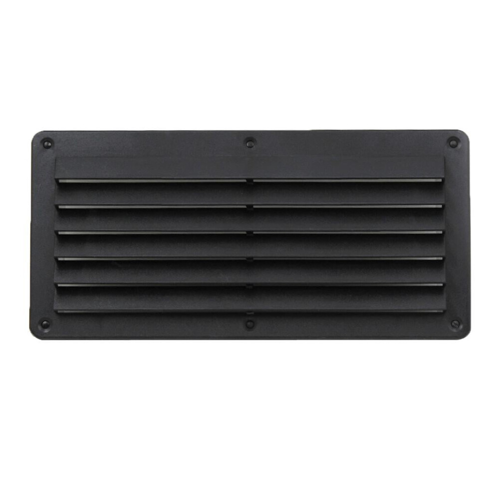 5X10"""" Ceiling Air Port Vent Rotate Louvers For Rv Motorhome Ventilation Black 9479868641884