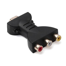 HDMI-hane till 3-RCA-hona Komposit AV o Video Precis konvertering ~ Y2S2
