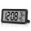 Digital,Desk Clock,Battery Operated LCD Electronic Clock for Bedroom Kitchen Office - Black 1
