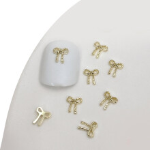 Metal Charms Embellishments 20pcs Bowknot Decorations for Individual Styles