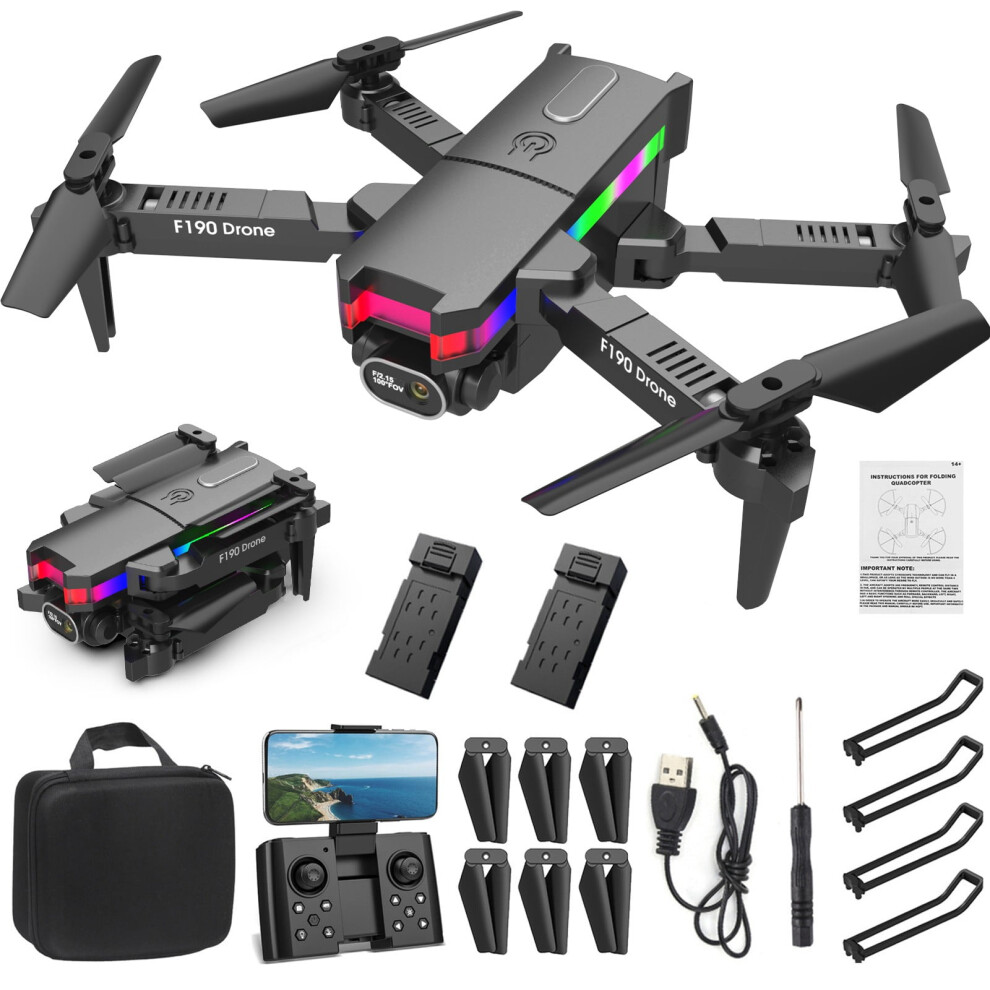 Mini Fpv Drone For Kids & Beginners, 1080P Hd Foldable Quadcopter Toy With Remote Â Compatible With Indoor/Outdoor Use 9365509141700