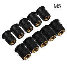 10 buc motocicletă cauciuc bine piuliță M4/M5/M6 jaluzea fixare parbriz carenaj capotă