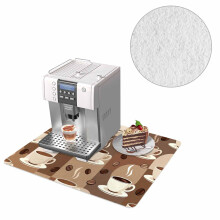 Gummimatte til benkeplate – Sklisikker, absorberende matte til espressomaskin, kompatibel med kaffetraktere