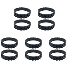 10PCS for  S5/T6/T7 Accessories  Walking Wheel Tire Skin Replacement Robot Vacuum Cleaner Parts