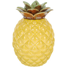 Canister Tea Pineapple Shape Jar Travel 13.30X9.00X9.00CM Yellow