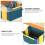 desktop recycling garbage can hanging waste bin kitchen container 9