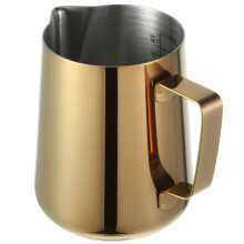 1Pack 12.5X11X9Cm Stainless Steel Milk Frother Cup 304 for Beginners in Restaurants