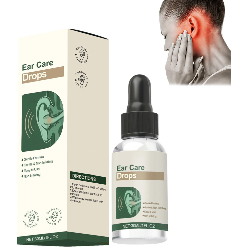 Gogerstar Ear Care Drops - Tinnitus Relief For Ringing Ears - Gentle Tinnitus Relief Formula With Natural Extracts, Tinnitus Treatment, Stop Tinnitus Instantly