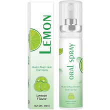 (Lemon) Fruit Oral Breath Spray,Pro-Biotic Oral Spray,Breath Freshener Spray,Oral Care Spray,Long-Lasting Mouth Freshener,Mouth Spray for Bad Breath