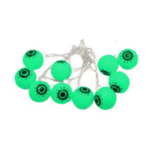 Halloween Ghost Eyeball LED String Lights Battery Operated for Courtyard Party Decoration Horror Festival Long Lasting Energy Efficient Bulbs Outdoor
