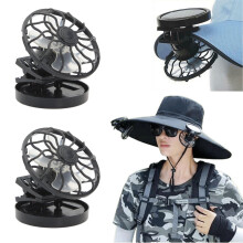 2er-Pack Clip-On-Hutventilator, universell passend für jede Kappe mit Krempe, tragbarer, kühlender Luftzug für den Sonnenschutz im Freien