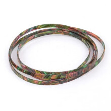 Stück Kunststoff-Gitarrenbinding-Streifen, Perlmutt-Schildpatt-Abalone-Optik, 1650 x 3 x 1,5 mm