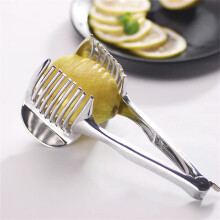 Tomato Slicing Tool, Kitchen Slicer for Fruits and Vegetables, Silver