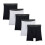 Men's Beyondsoft Black and Gray Boxer Briefs, 5 Pack 1