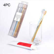 Crystal Soft Bristle Toothbrush Small Head Multi-Color Toothbrush Travel Portabl