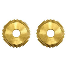 2X Key Cutting Blade 60X6X16X60T TiN Coating HSS Key Cutting Machine Cutter Locksmith Tool Key Duplicate Machine Blade