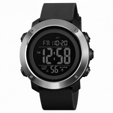 Big Digital Watch Sports Waterproof Military Back Light Watch for your love Ages 11-18 Black 1426S and for Woman Man