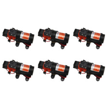 6X Seaflo 12v Water Pressure Diaphragm Pump 3.8 LPM 1.0 GPM 40 PSI - Caravan/Rv/Boat/Marine