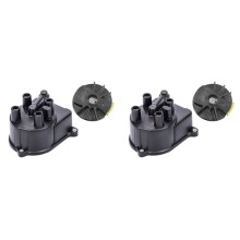 2X Ignition Distributor Cap, Rotor, and Gasket Kits 30102-P54-006 30102-PT2-006 for  CR-V Accord 1995-2002