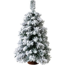 Mini Christmas Tree PVC Wood Base 30cm 45cm 60cm