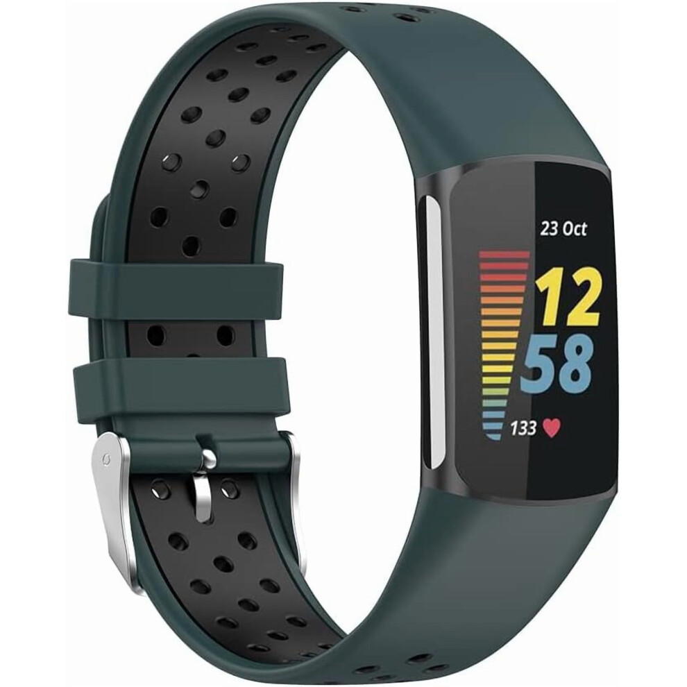 Soft Breathable Band Compatible With Fitbit Charge 6 & Charge 5 Â Sport Wristband For Women And Men 9028731687346