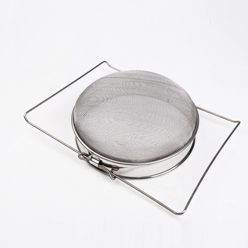 Stainless Steel Dubbel Sil Honungsfilter Biodlingsutrustning Nätfilter 1