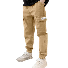 Teen Cargobukser Drenge Baggy Bukser Elastiske Højtaljede Bukser med Lommer Løse Joggingbukser til Drenge Hop Pants Drengetøj Størrelse 12-13 År