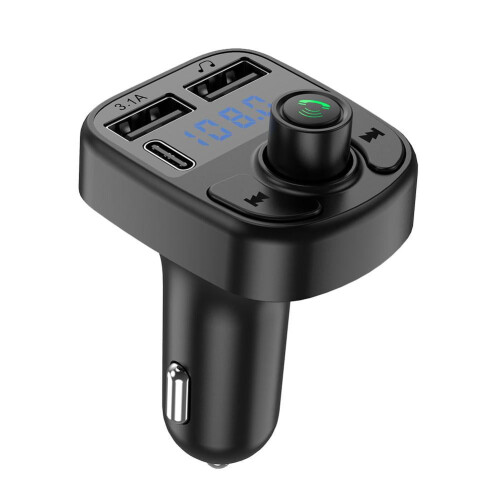 Handsfree Bluetooth Transmitter for Car Radio USB Charger