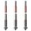 For Qidi Plus4 Bimetal Nozzle Quick Removal Ceramic Insulation Integration 0.4mm Nozzles HighTemperature Resistance 3PCS 1