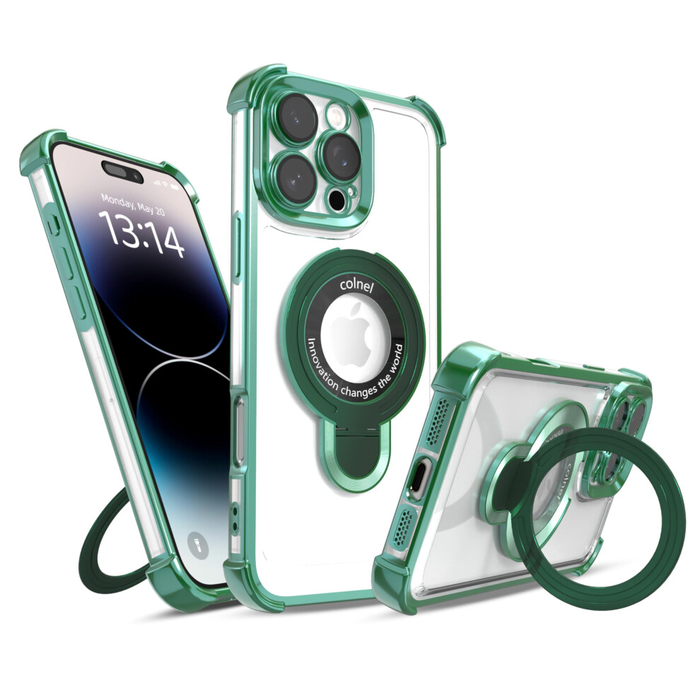 Magsafe Case For Iphone 16 Pro Max, Military Grade Shockproof With 120 Kickstand And Airbag Corners Â Green 9771547579168