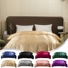 Summer Savings Clearance! Full Duvet Cover, Luxurious & Cooling Silk Duvet Covers for Hot Sleepers, Silk Full XL Comforter Cover 80" x 90"
