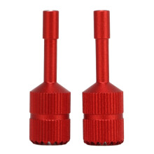 Aluminum Alloy Joystick for DJI Mini 3 Pro Drone Remote Control, Extended Non‑Slip Thumb Sticks 2pcs Red