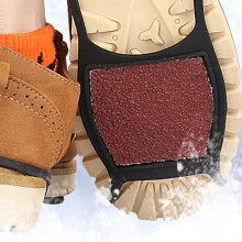 1 Pair Nonslip Shoe Covers Silicone Outdoor Protection for Adults Snow and Ice Conditions