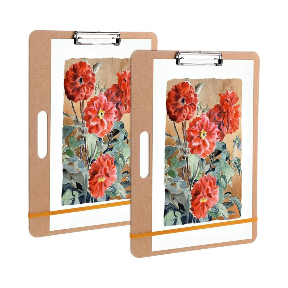2Pcs Sketch Board, Portable Art Portable Drawing Board With Handle (13Inch X 17Inch) 4713738750906