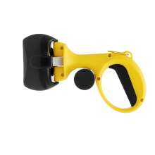 Plastic Portable Pooper Scooper for Yard Gravel Grass Compact Spring Handle Design Dog Poop Clamp for Pet Waste Management