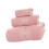 Cotton 3 Piece Towel Set Includes Bath Towel Hand-light pink 1