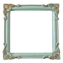 Photo Frame Decorative Wall Mounting Attractive for Tabletop Green