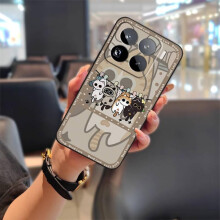 Slim TPU Protective Phone Case with Waterproof Painted Pattern and Camera Guard for Xiaomi 15 Pro